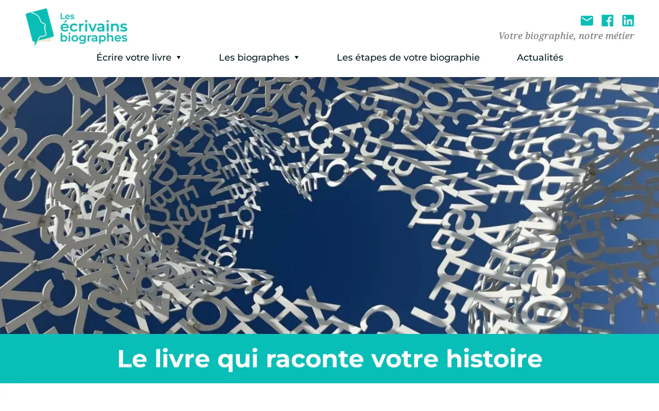 Capture d'écran de Les écrivains biographes