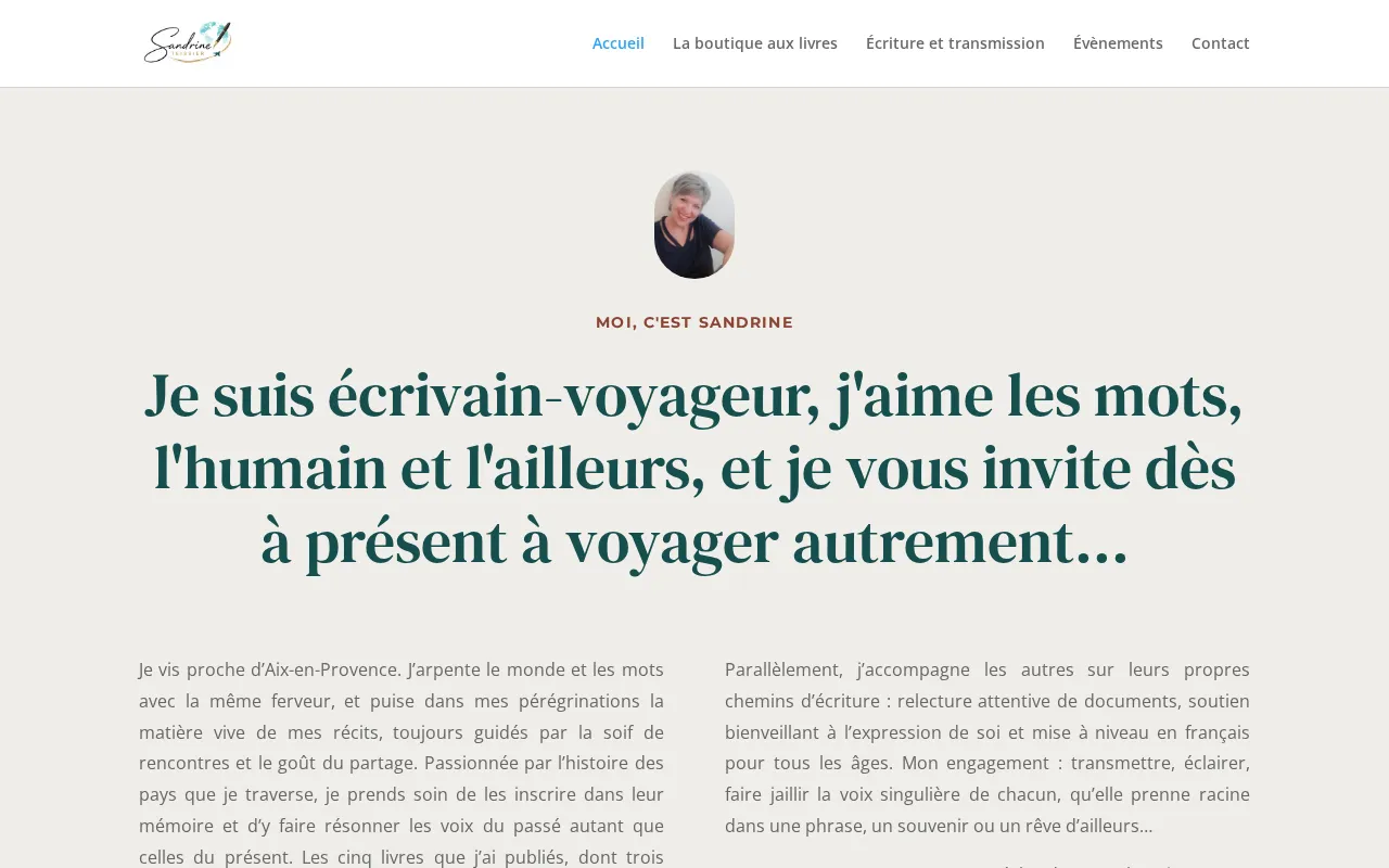 Capture d'écran de Sandrine Teissier