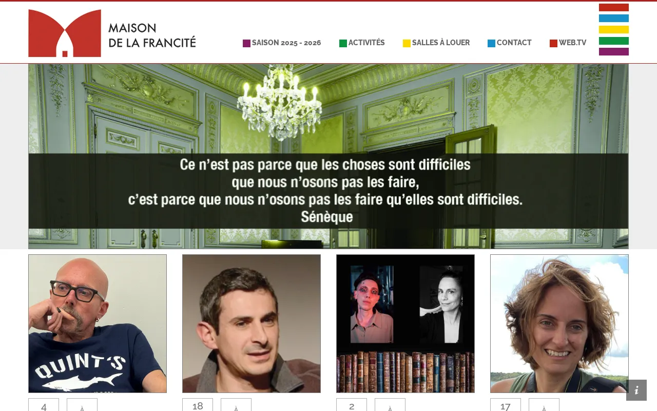 Capture d'écran de Maison de la francité