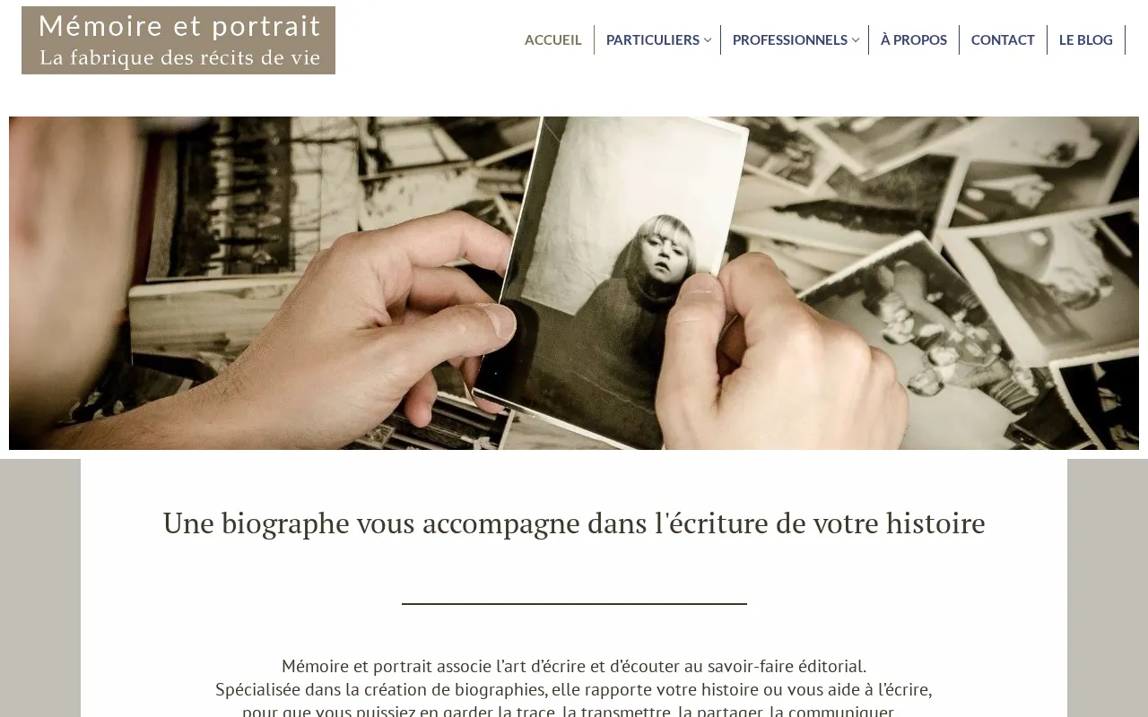 Capture d'écran de Mémoire et portrait