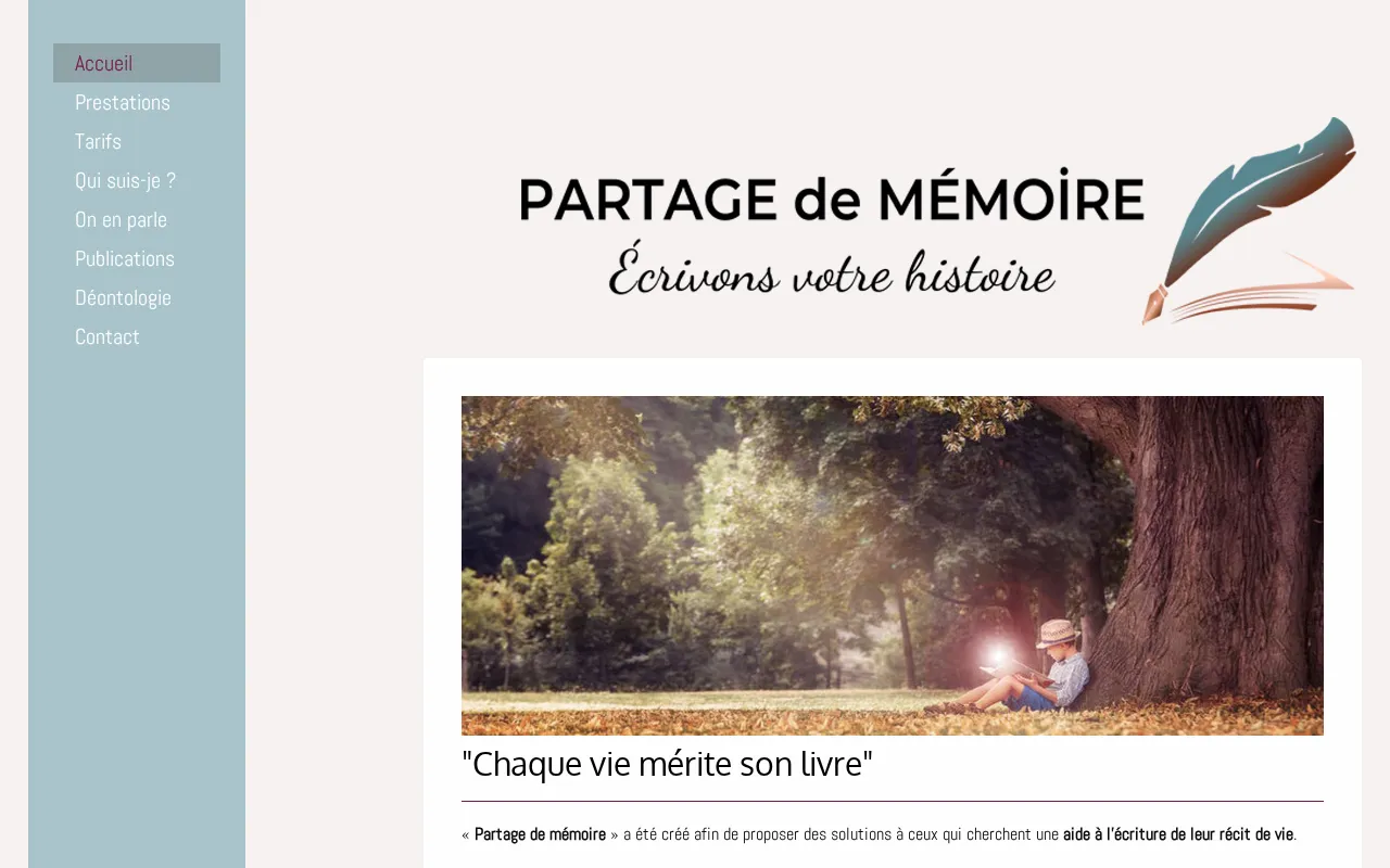 Capture d'écran de Partage de mémoire
