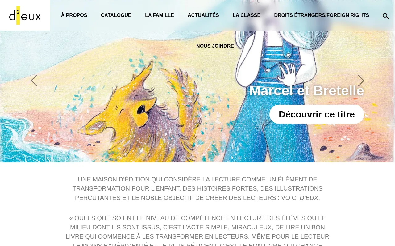 Capture d'écran de Éditions d’eux