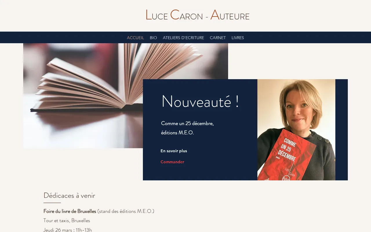 Capture d'écran de Luce Caron