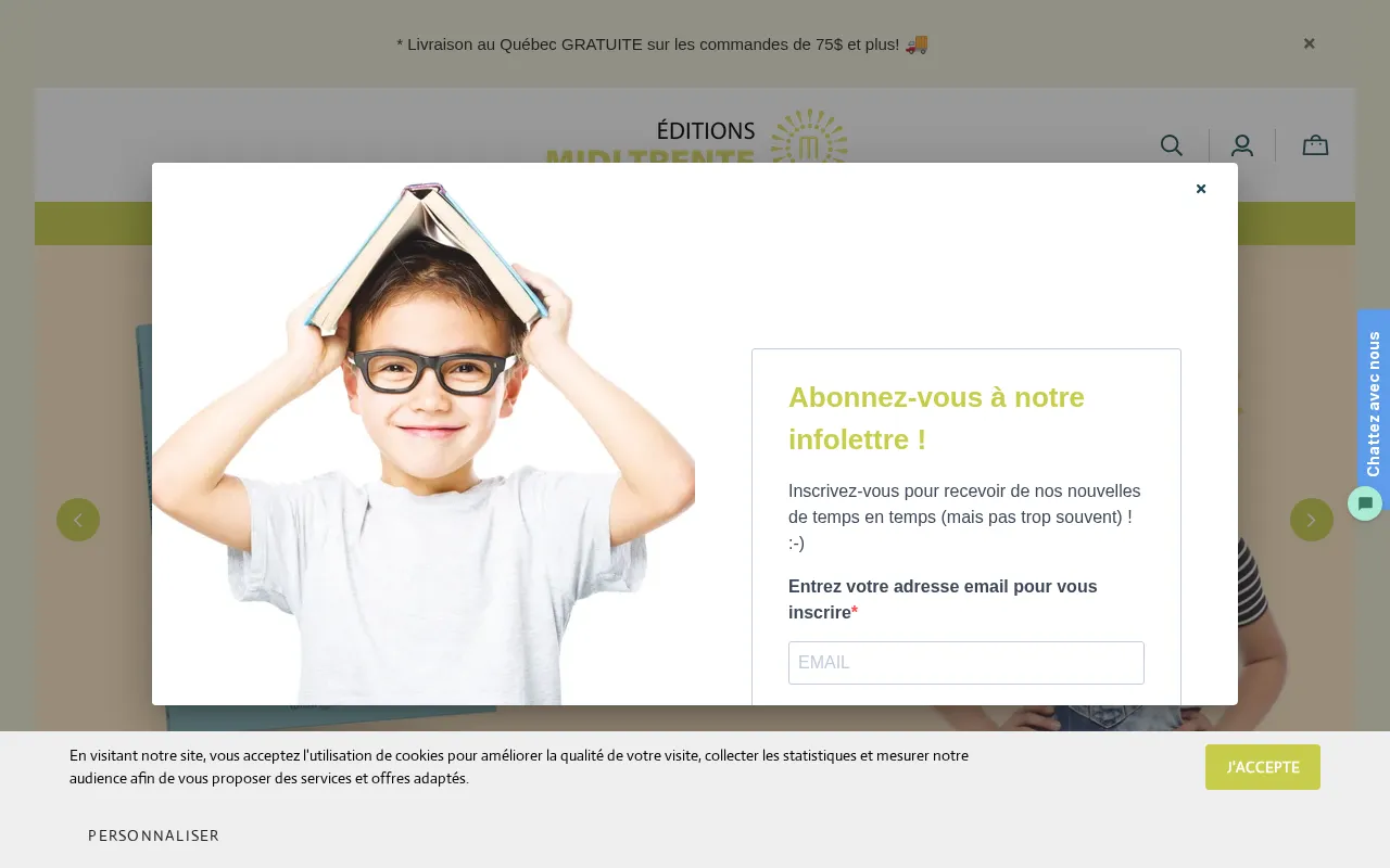Capture d'écran de Éditions midi trente